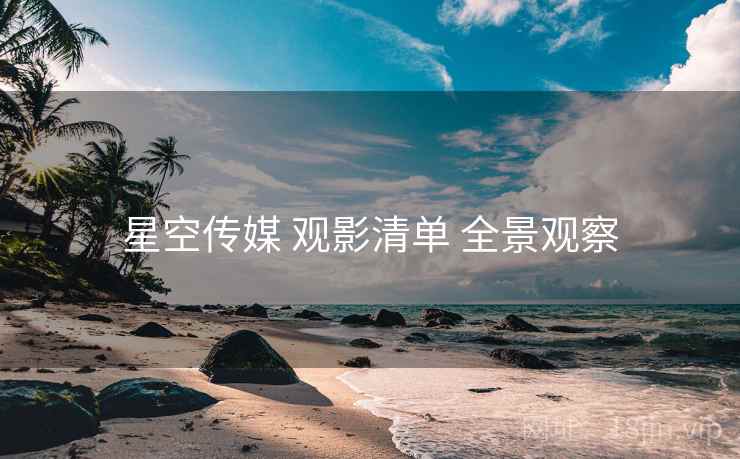 星空传媒 观影清单 全景观察