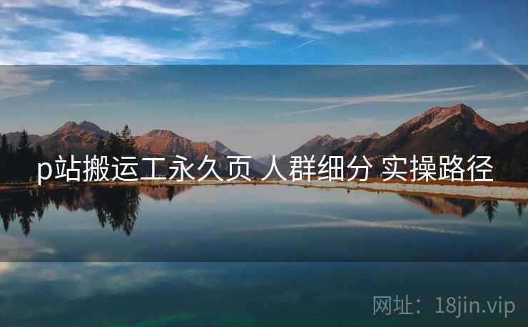 p站搬运工永久页 人群细分 实操路径